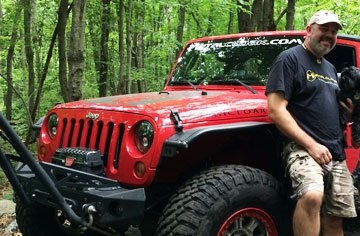 Matson at the Jeep