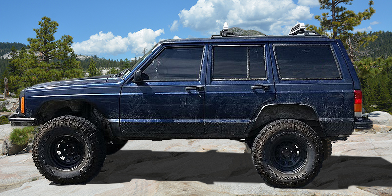 Suspension lift for jeep cherokee xj #5