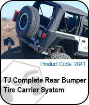 Complete Rear Bumper Tire Carrier System Press Release