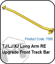TJ/LJ/XJ Long Arm RE Upgrade Front Track Bar Press Release